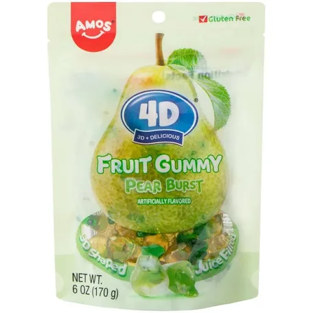 3D Fruit Gummy Pear Burst (6oz)