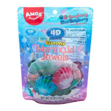 3D Gummy Filled Mermaid Jewels (6oz)
