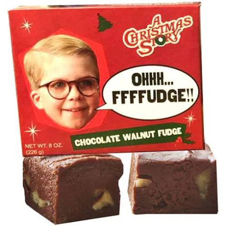 A Christmas Story Chocolate Walnut Fudge (8oz)