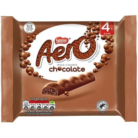 Aero Milk Chocolate 4 Pack (108g)