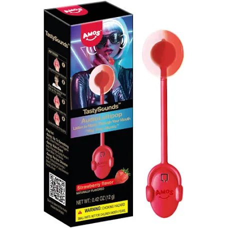 Amos Tastysounds Hip Hop Music Strawberry Lollipop