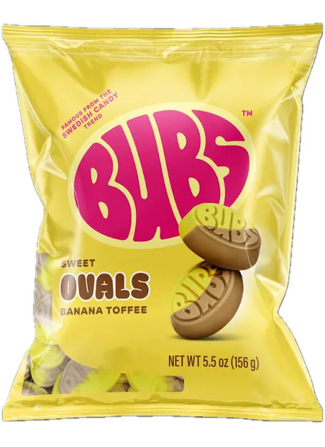 Bubs Banana Toffee Ovals (5.5oz)