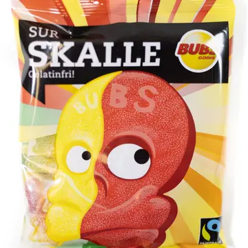 Bubs - Sour Skulls Swedish Gummies (90g)