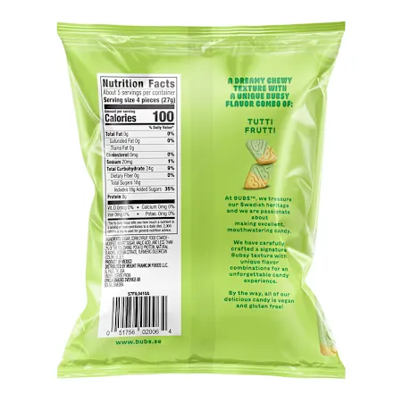 Bubs Tutti Frutti Sour Diamonds (5.5oz) - Image 2
