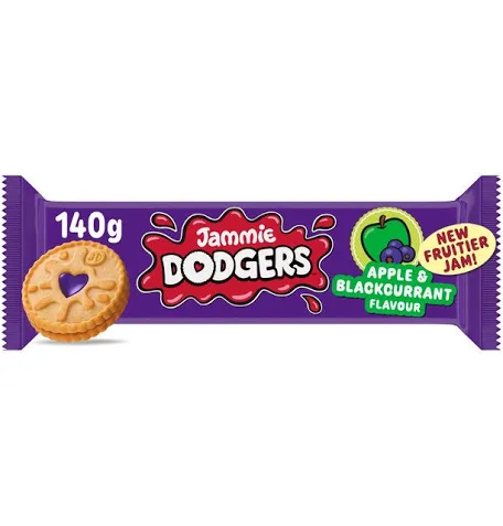 Burtons Jammie Dodgers - Apple and Blackcurrant (140g)