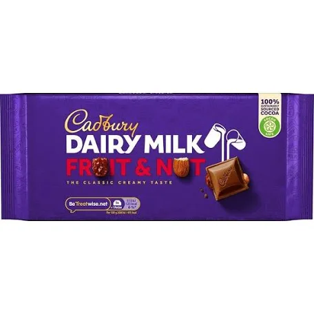 Cadbury Fruit and Nut (180g)
