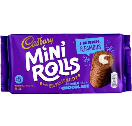 Cadbury Mini Rolls - Chocolate