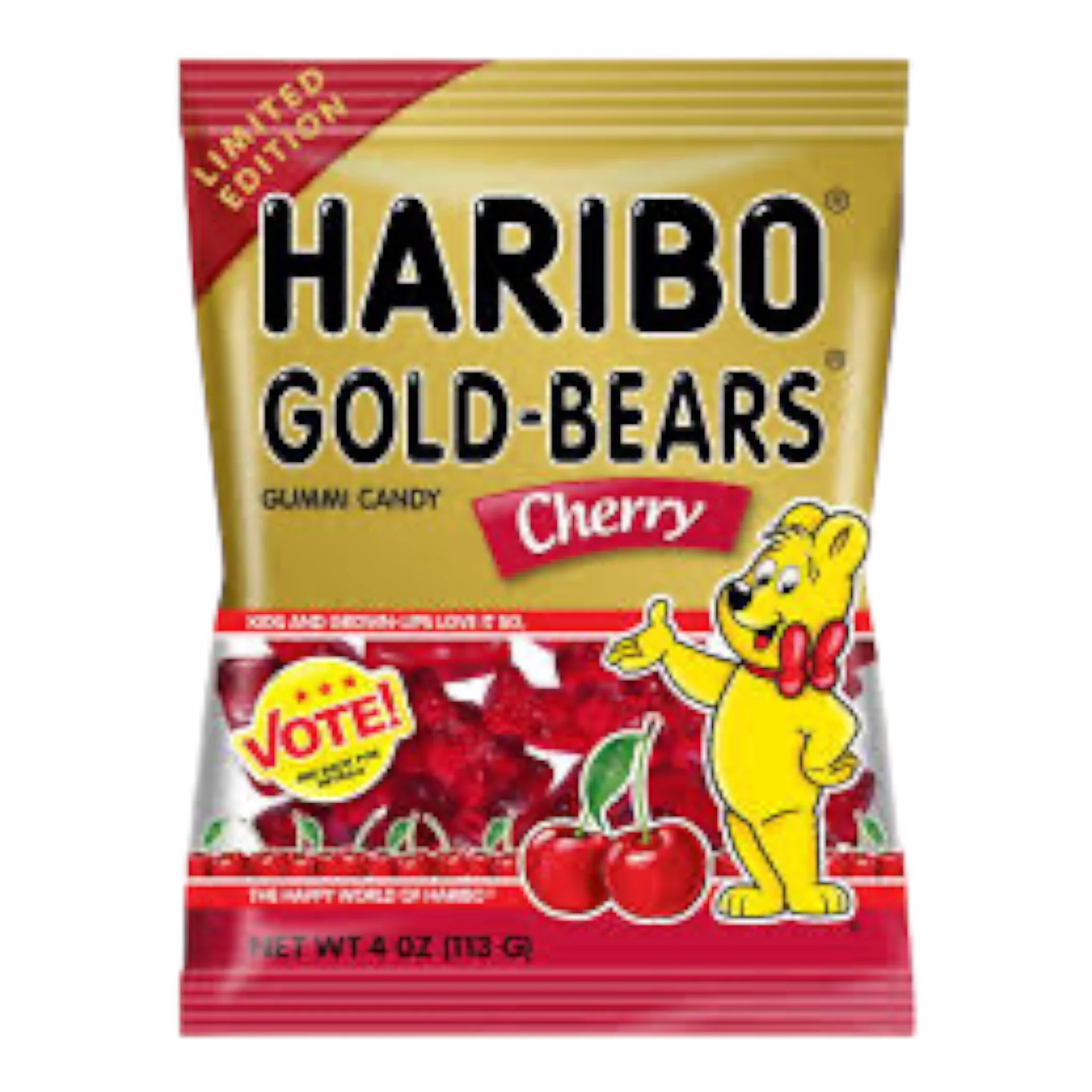 Cherry Haribo Gold Bears (4oz)