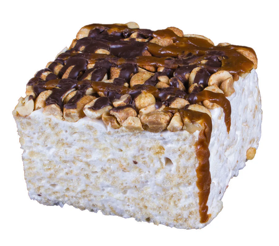 Chocolate Caramel & Peanuts Crispy Cake 5oz