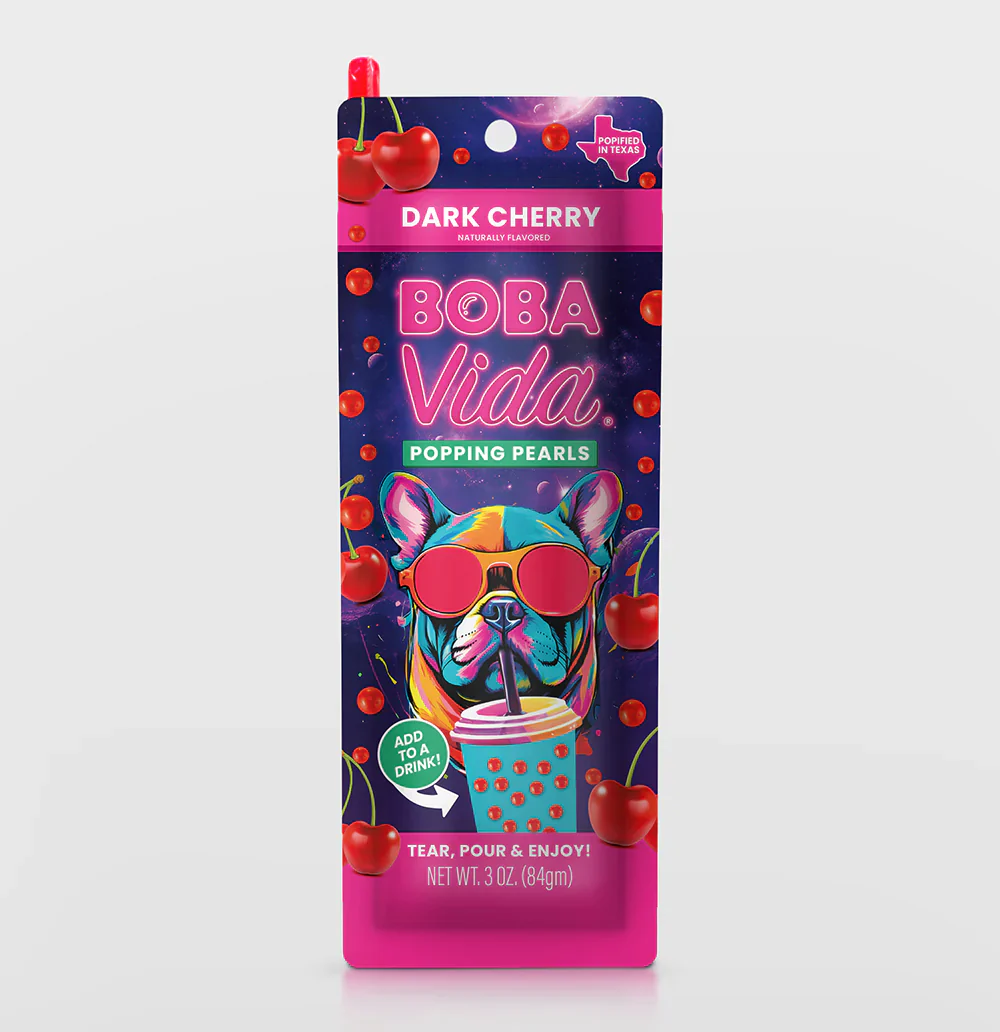 Dark Cherry Popping Boba (3oz)