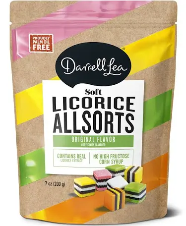 Darrell Lea Soft Licorice All Sorts 7oz Bag