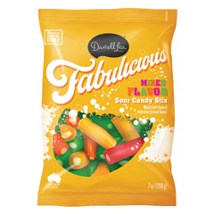 Darrell Lea Sour Candy Stix - Rainbow (7oz)