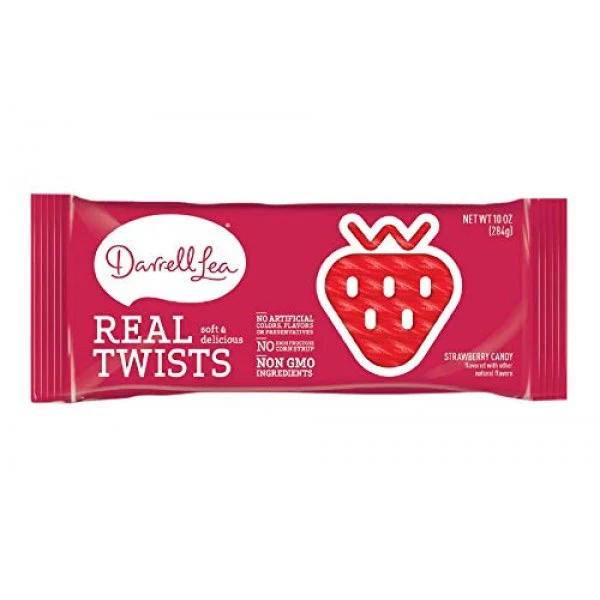 Darrell Lea Strawberry Twists (10oz)