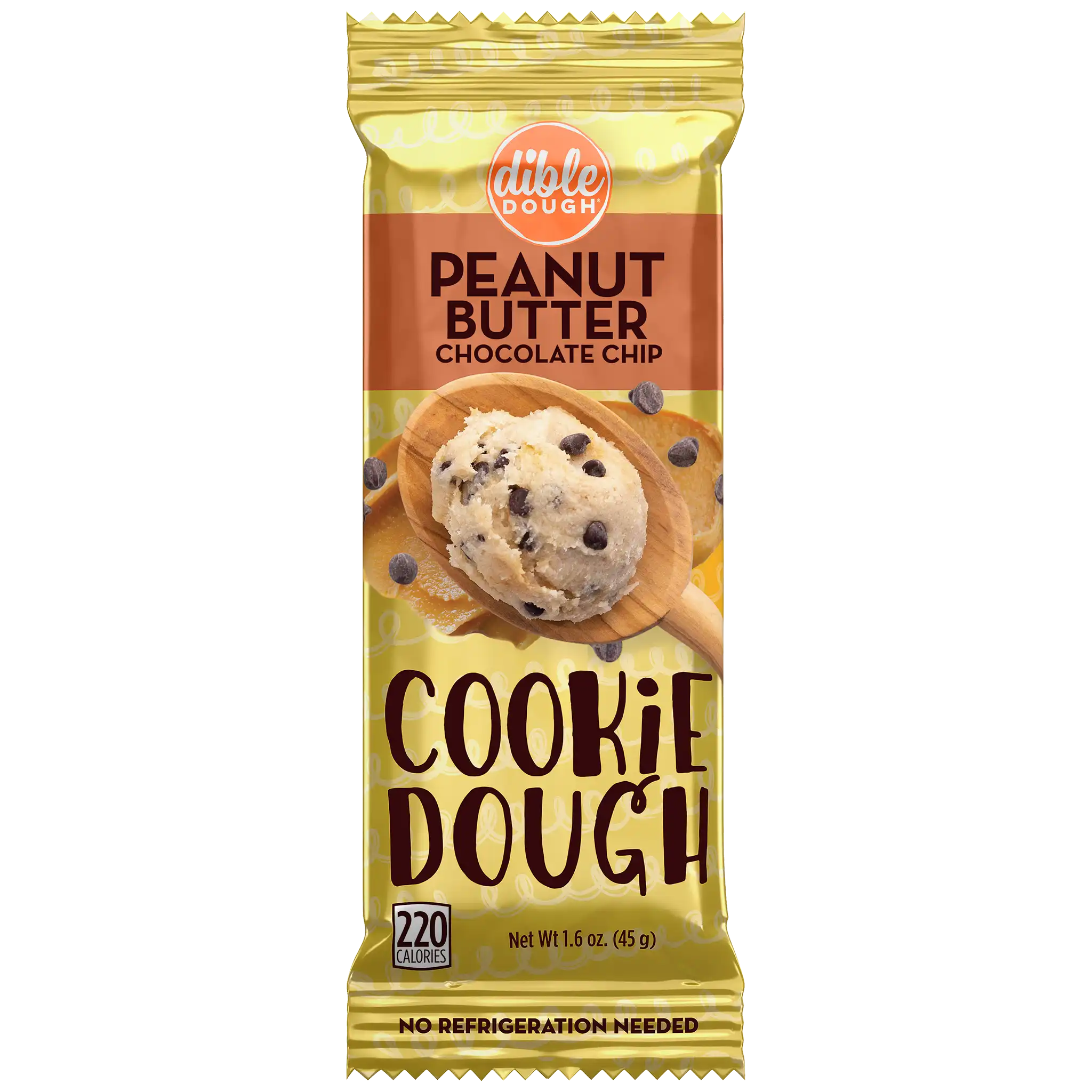 Dible Dough Peanut Butter Chocolate Chip Cookie Dough Bar (1.6oz)