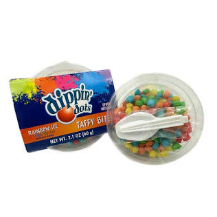 Dippin Dots Rainbow Ice Taffy Bites (2.1oz)