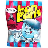 Eiffel Blue Raspberry Bon Bons 4oz Bag