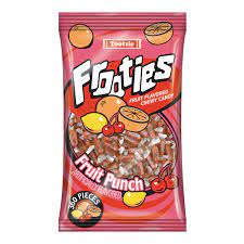 Fruit Punch Tootsie Frooties 360ct (2.42 lb Bag)