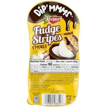 Fudge Stripes S’Mores Dip’mmms