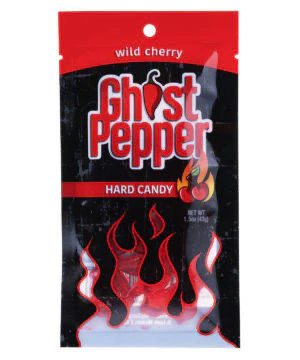 Ghost Pepper Hard Candy - Wild Cherry (1.5oz)