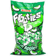 Green Apple Tootsie Frooties 360ct (2.42 lb Bag)