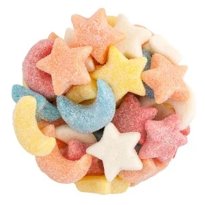 Gummy Glitter Stars and Moons (12oz)