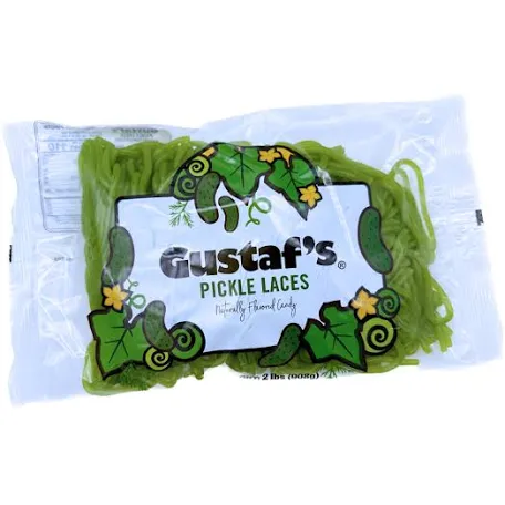 Gustaf’s Pickle Licorice Laces (2lb)