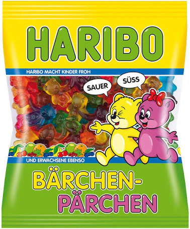 Haribo Barchen-Parchen (Bear Couples)-6.17oz