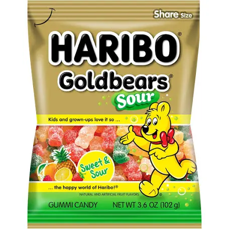 Haribo Goldbears - Sour (4.5oz)