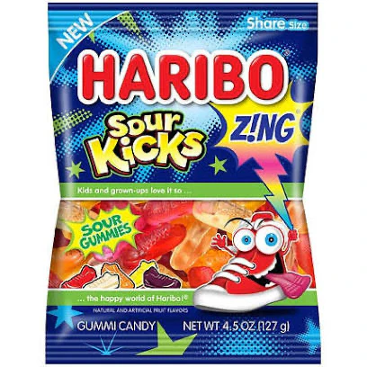 Haribo Sour Kicks (4.5oz)