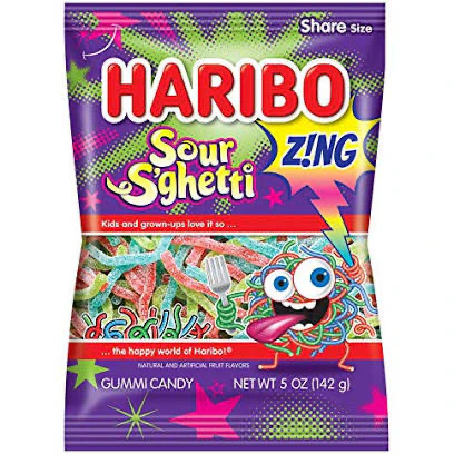 Haribo Sour Sghetti (5oz)