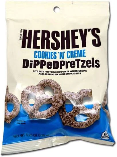 Hershey’s Cookies ‘N Cream Dipped Pretzels (4.5oz)