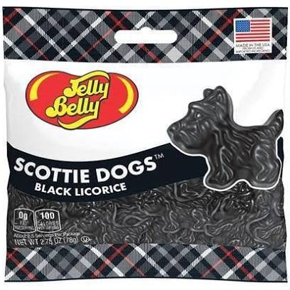Jelly Belly Black Licorice Scottie Dogs (2.75oz)