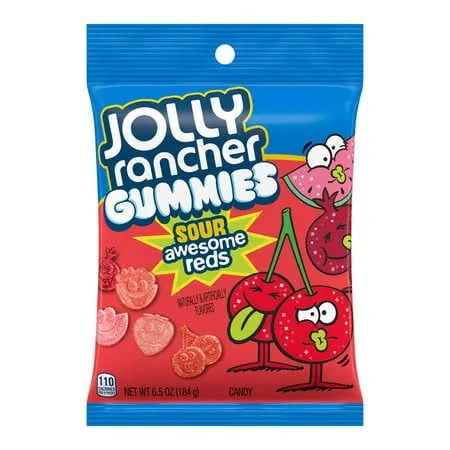 Jolly Rancher Gummies - Sour Awesome Reds (6.5oz)