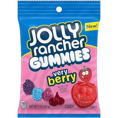 Jolly Rancher Gummies - Very Berry (6.5oz)