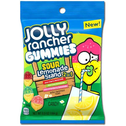 Jolly Rancher Sour Lemonade Stand Gummies (6.5oz) *BEST BY 12/24*