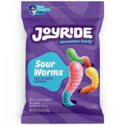 Joyride Sour Worms (3.5oz)