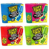 Juicy Drop Gum 0.8oz (One Randomly Selected Flavor) *Best By 04/06/24*