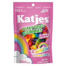 Katjes Plant Based Gummies - Rainbow 4.9oz)