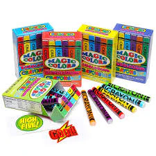 Magic Colors Bubblegum Crayons (One box)