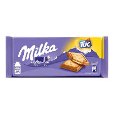 Milka and Tuc Bar 87g