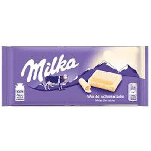 Milka White Chocolate Bar