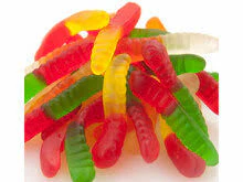 Mini Assorted Fruit Gummy Worms (12oz)