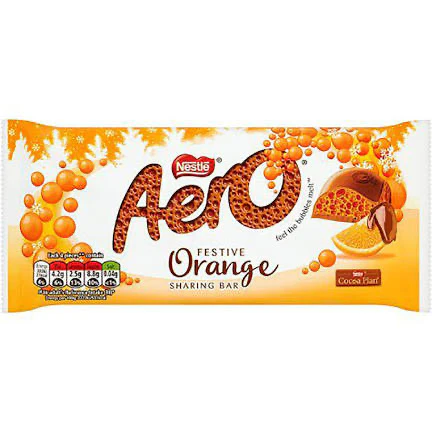 Nestle Aero - Orange Chocolate Share Size (90g)