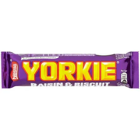 Nestle Yorkie - Raisin and Biscuit Bar (44g)