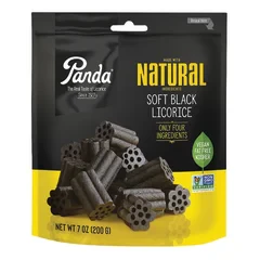 Panda Natural Soft Black Licorice (7oz)