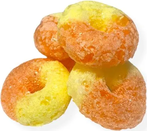 Freeze Dried Peach Gummy Rings (1.7oz)