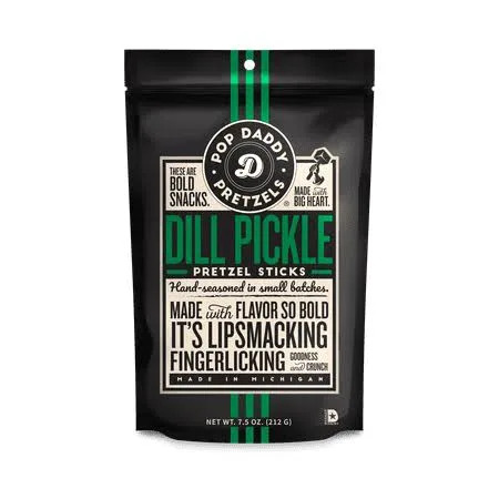 Pop Daddy Pretzels - Dill Pickle (7.5oz)