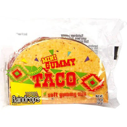 Raindrops Tiny Candy Taco