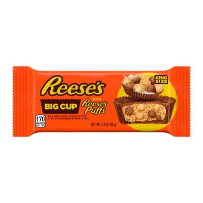 Reese's Big Cup with Reese's Puffs Cereal King Size *Best By 03/2025*