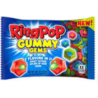 Ring Pop Gummy Gems Candy Assorted Flavors (3.7oz)